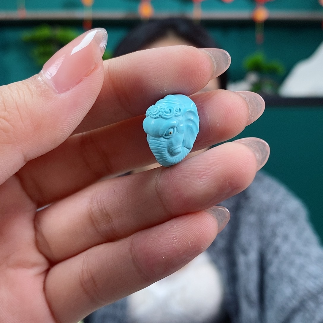 绿松石珠宝奇石未镶嵌