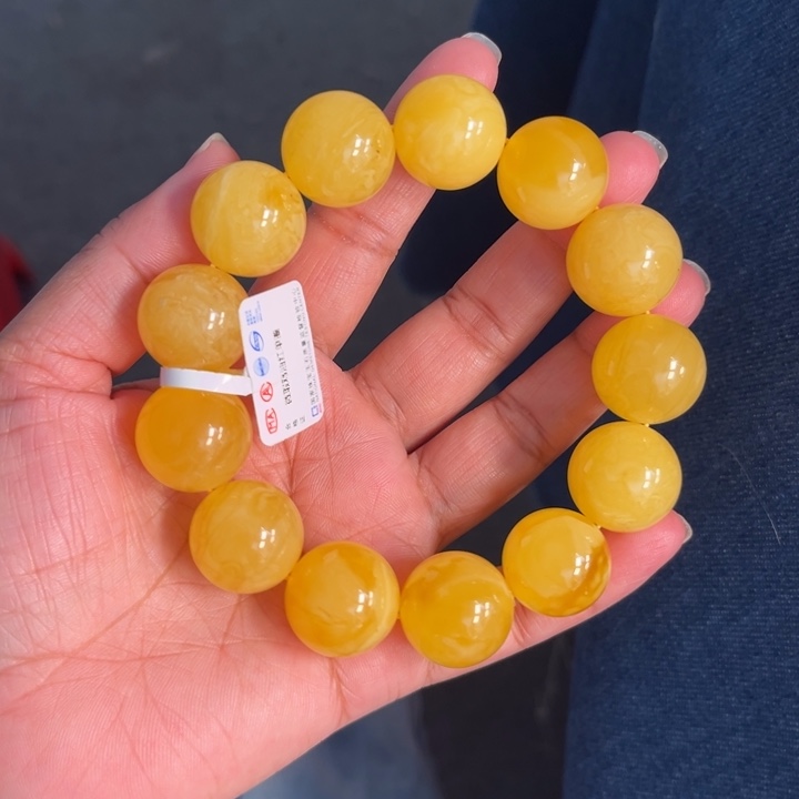 未镶嵌琥珀珠宝奇石M9号18+焦皮鸡油红微瑕