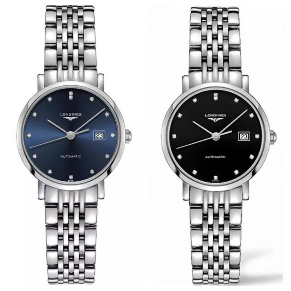 99新 Longines/浪琴 博雅310/机械/蓝盘钻刻/表径29mm/女士腕表