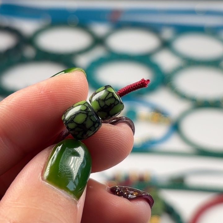 颈饰玻璃好****8腰珠9顶珠一套