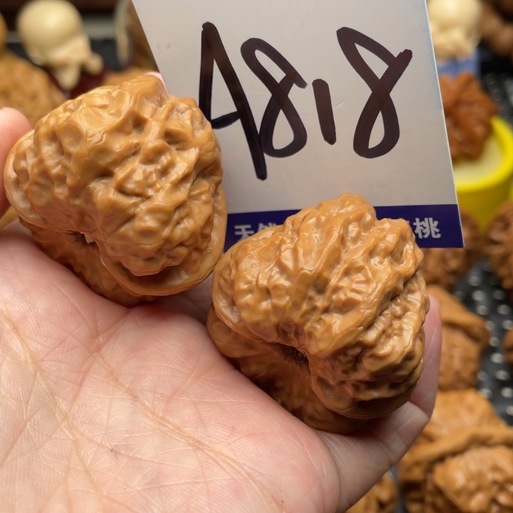 桃核把件蛤蟆头37