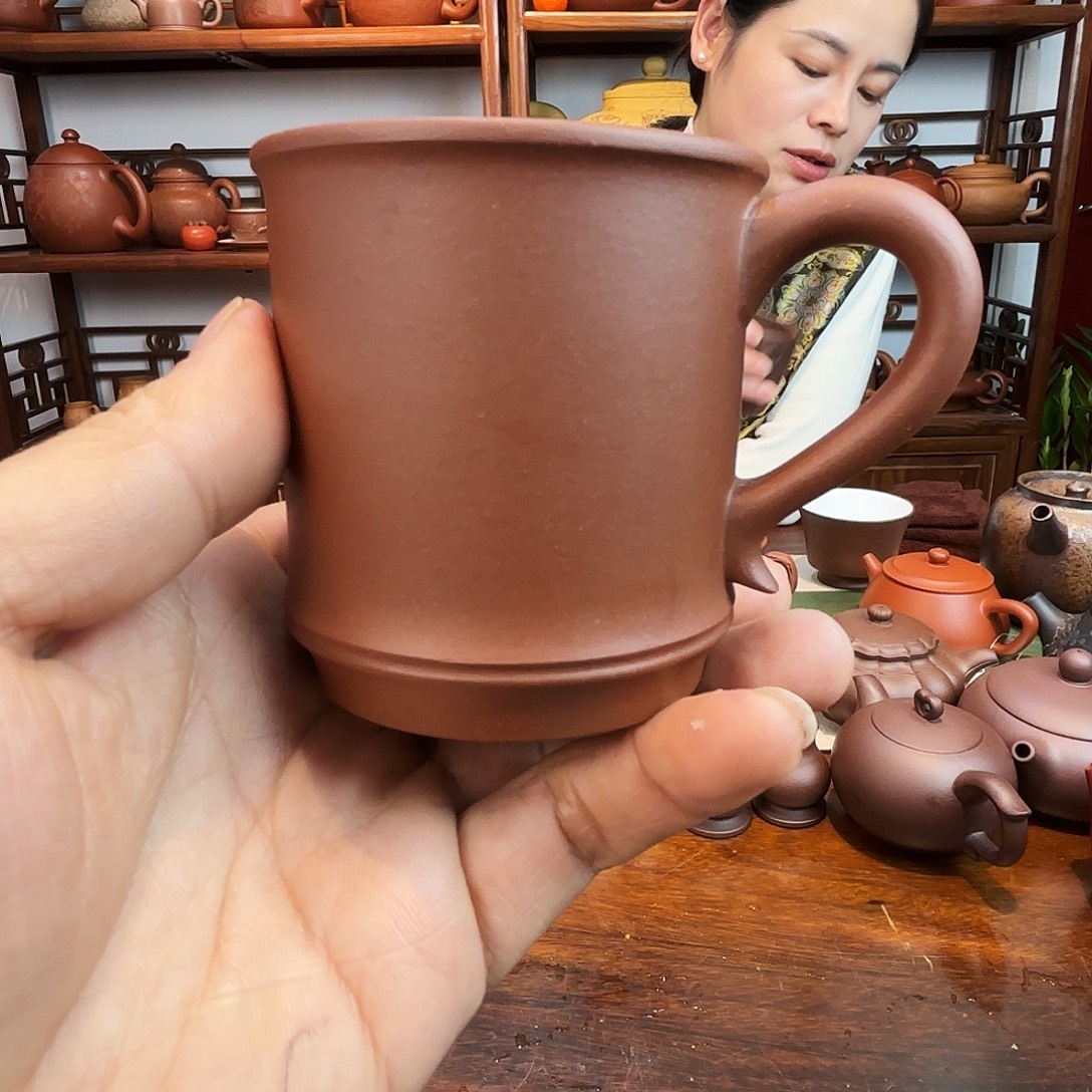 茶杯紫砂紫砂杯原矿