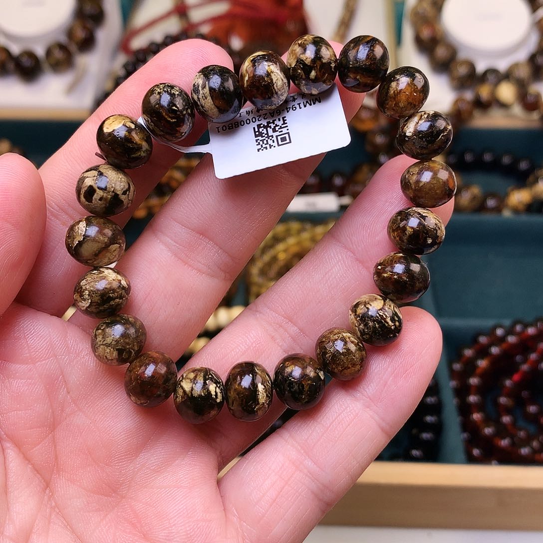 琥珀手链未镶嵌抚顺琥珀