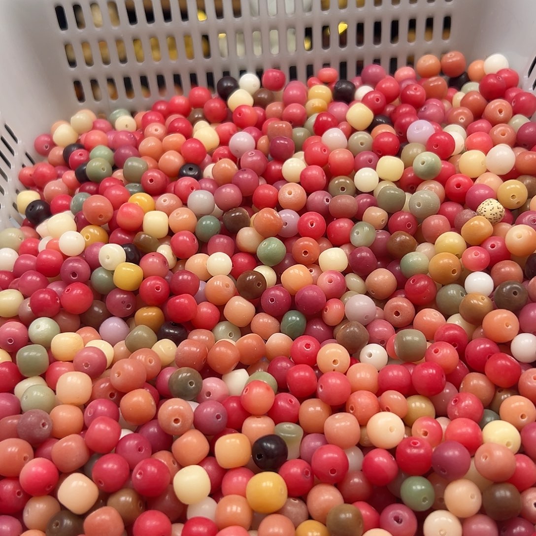 新***师菩提根/象牙果手串微瑕混3600颗