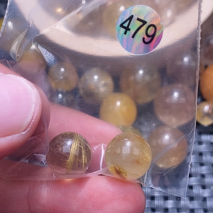 橙***2水晶未镶嵌手链天然水晶