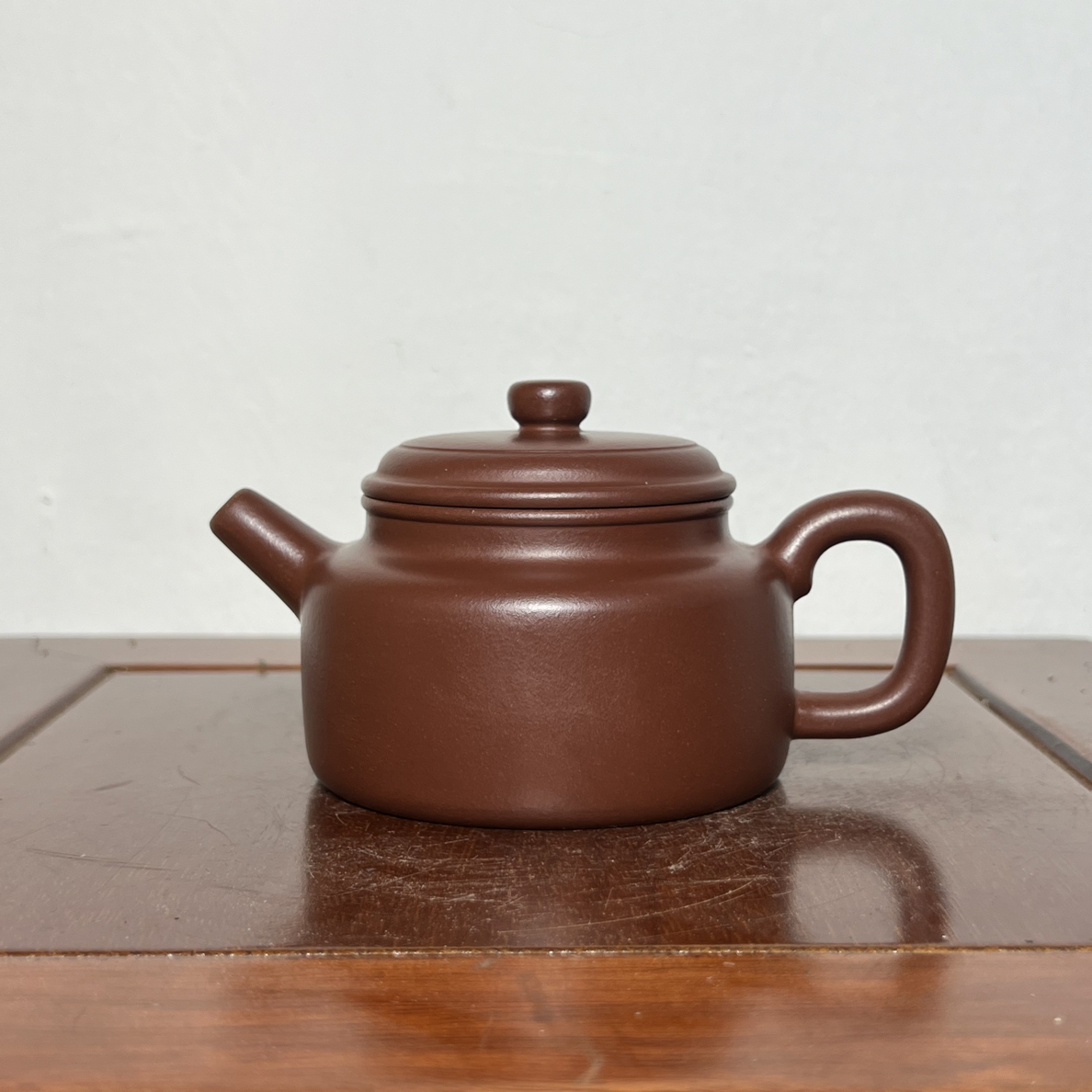 宜兴紫砂壶全手精工全手工紫泥大亨德钟200毫升左右