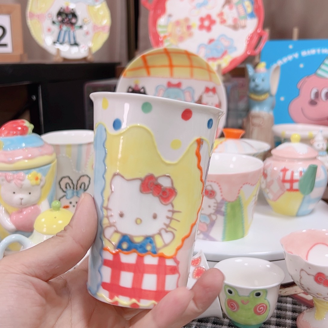 可爱陶瓷高温手作