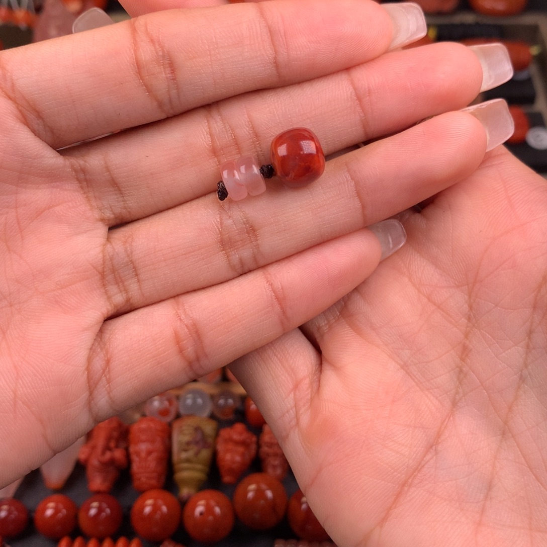 南红玛瑙未镶嵌老型10 隔片7+