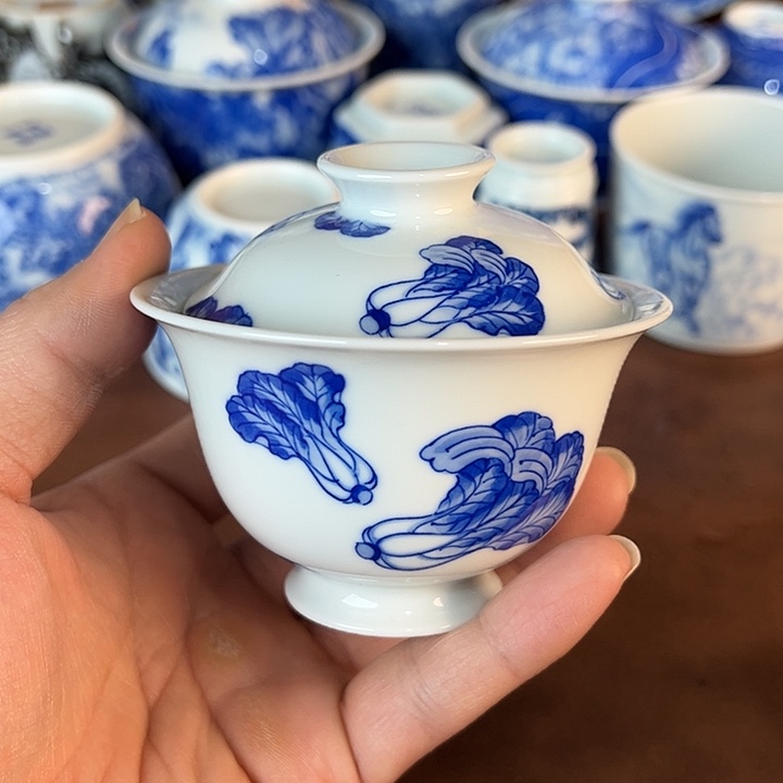 瓷片景德镇全手工手绘陶瓷