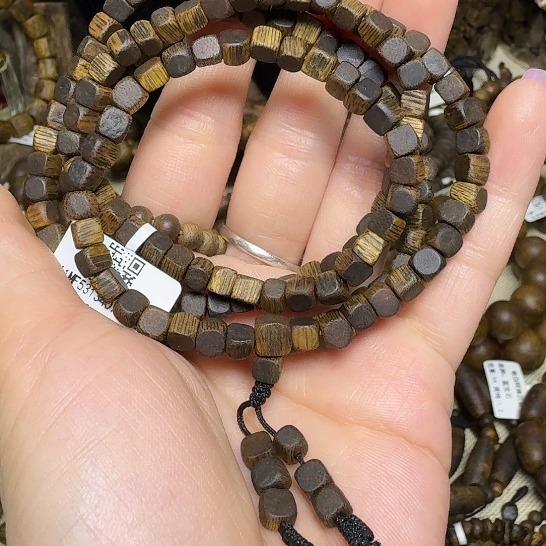 沉香手串张勺子卡5-12克多样性发货一条