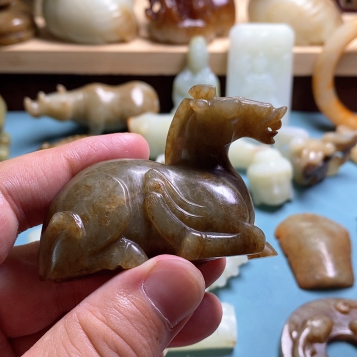 和田玉未镶嵌挂件