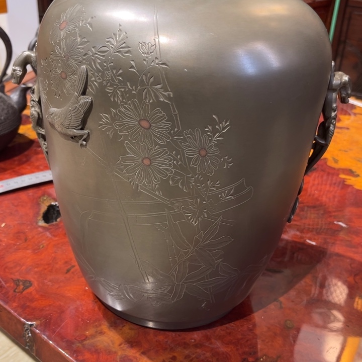 锡中古工艺品摆件