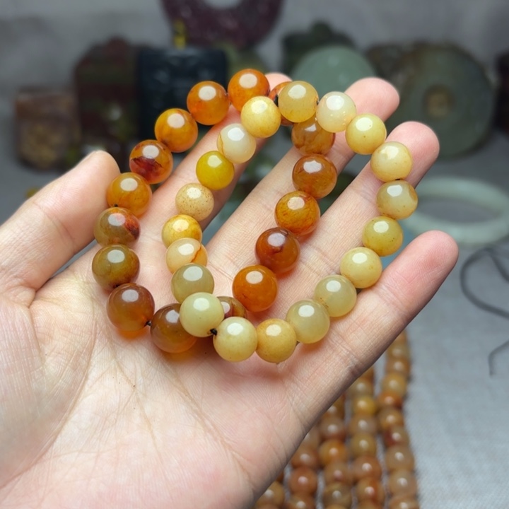 白玉菩提吊坠———-