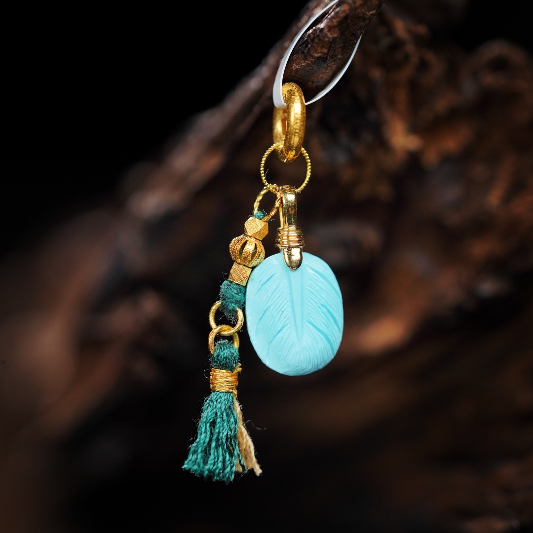 左边婷姐丨绿松石吊坠（HFY5092610）