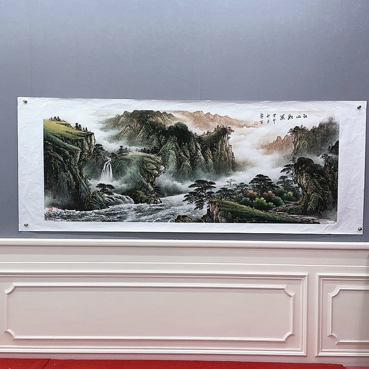 国画书法作品多次参加