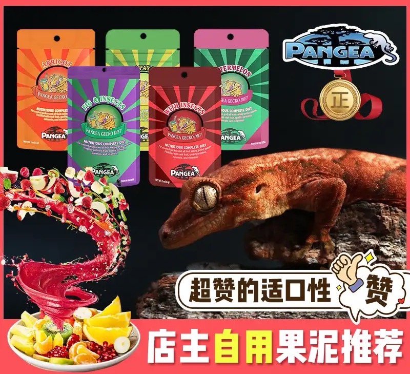 盘古果泥睫角守宫饲料巨人魔物R属无花西瓜水果分装（56克）