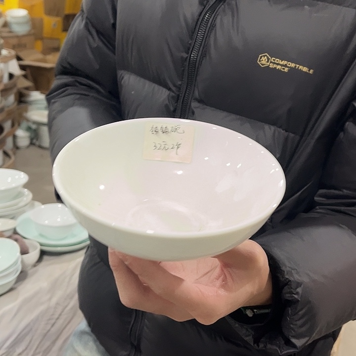 瓷片高白泥六英寸钵钵碗两个包邮