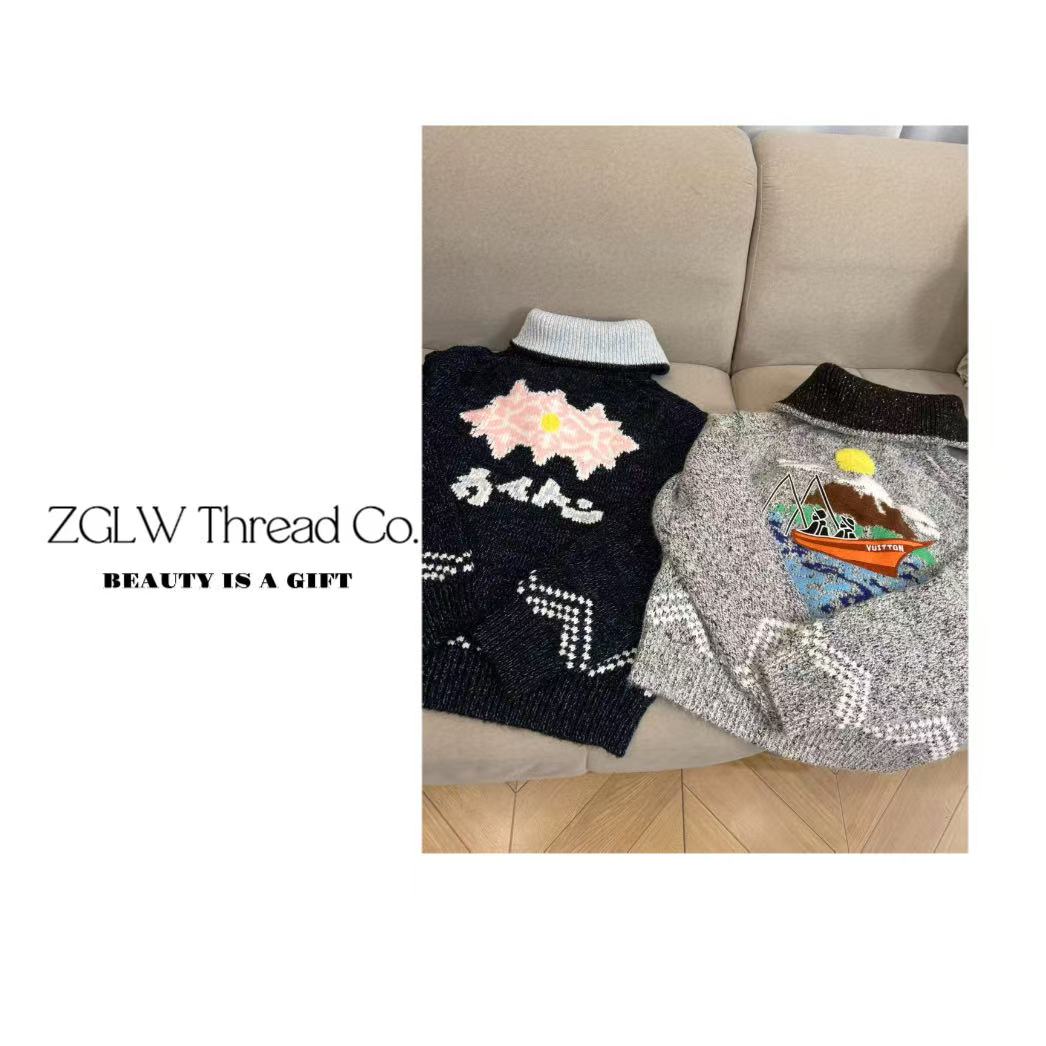 FW25 NIGO联名系列羊毛开衫外套