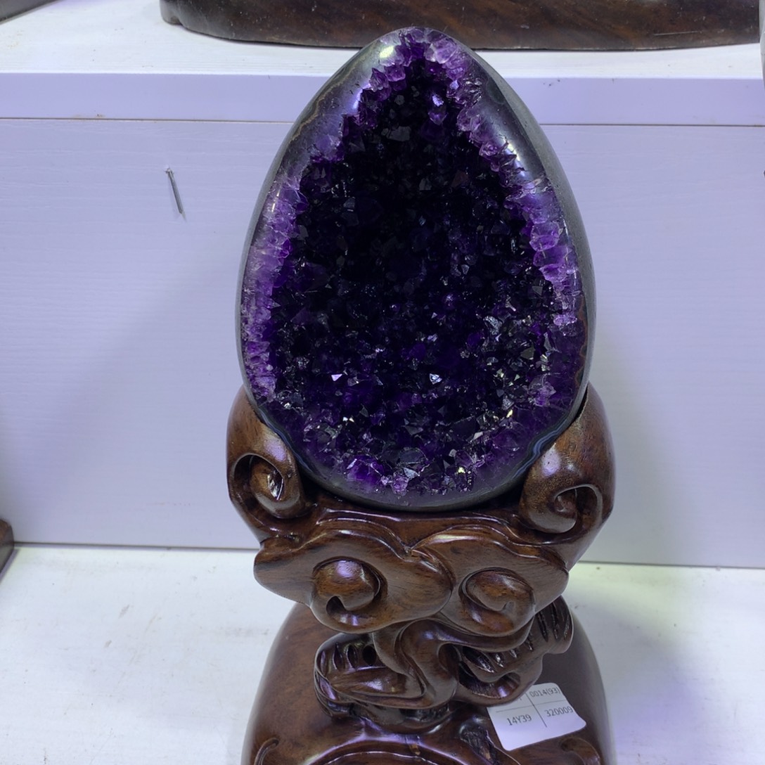 银S925镶嵌大型摆件（非配饰）紫晶