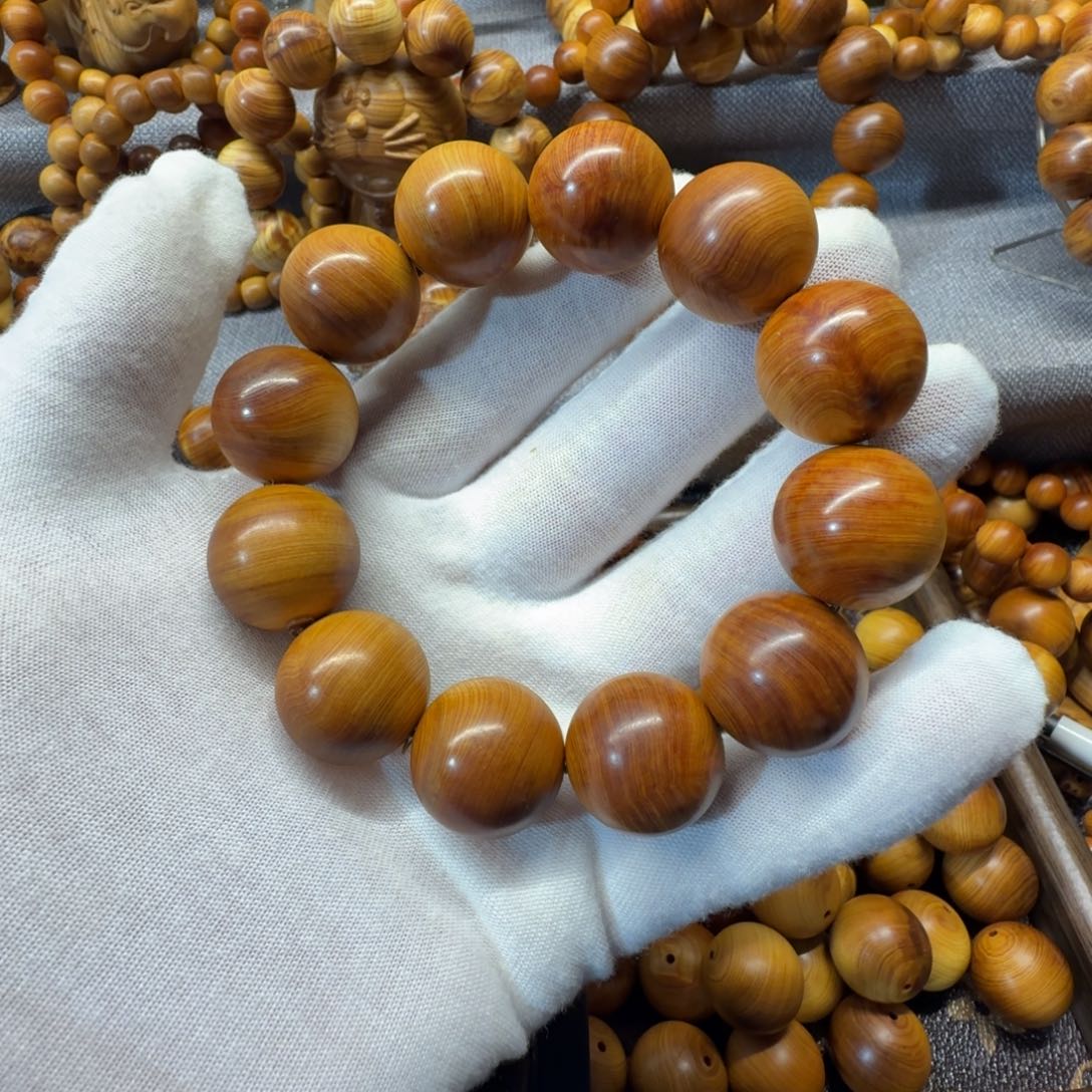 柏木（崖柏）2.0红油蚕丝细纹高货