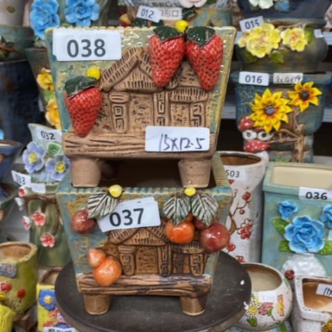 【闪购商品】红陶粗陶材质多肉花盆