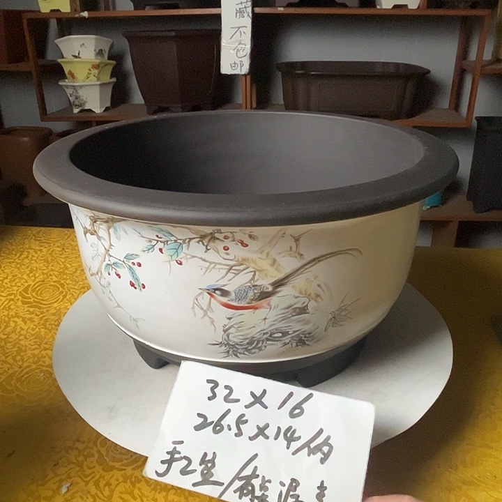 紫砂花盆紫砂花盆