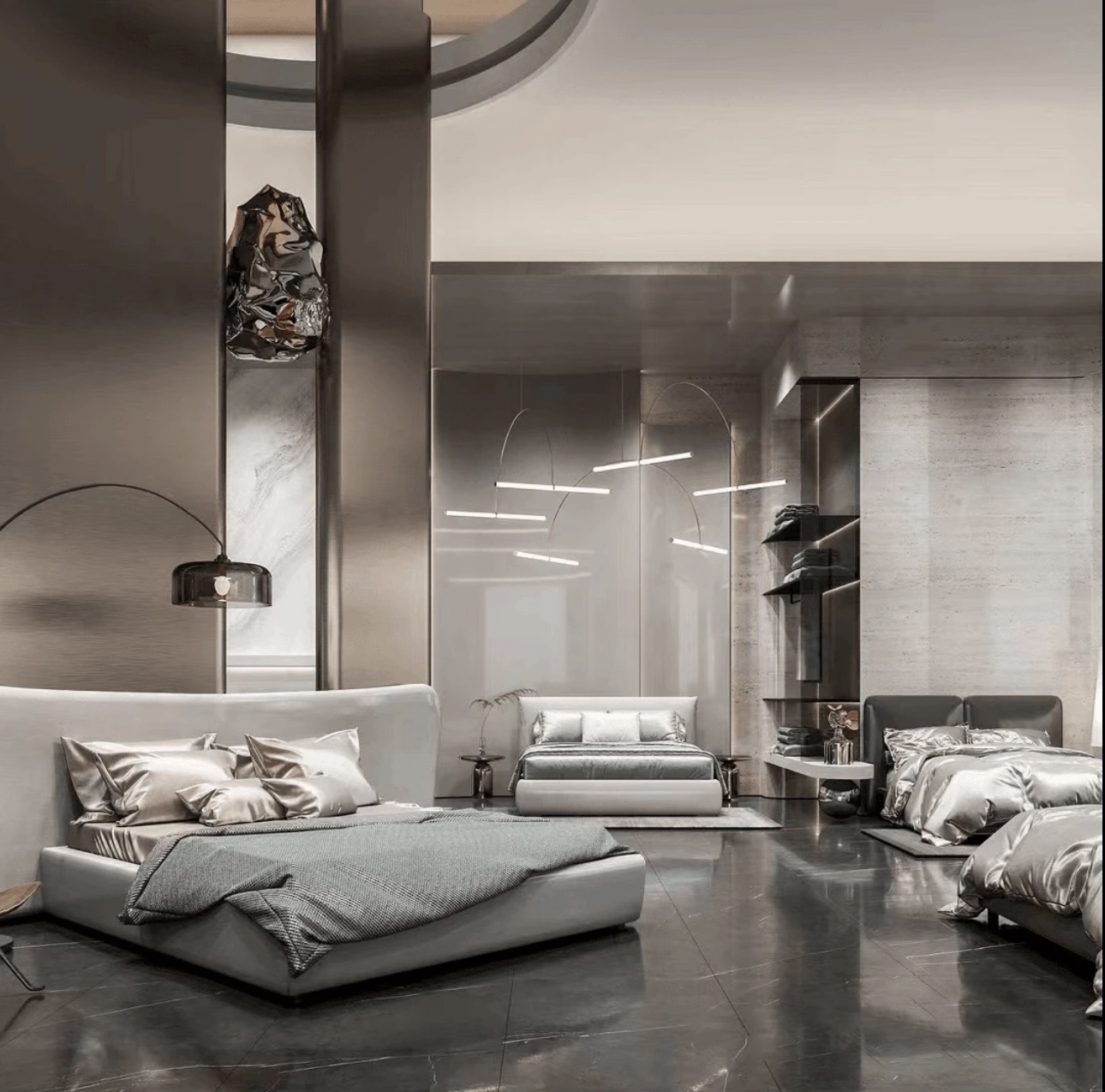 云端触感｜樱花天丝五件套 柔滑如绸缎 浪漫若樱花