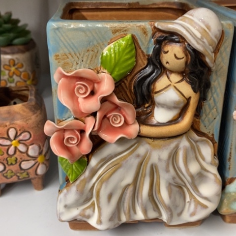 【闪购商品】红陶粗陶材质多肉花盆