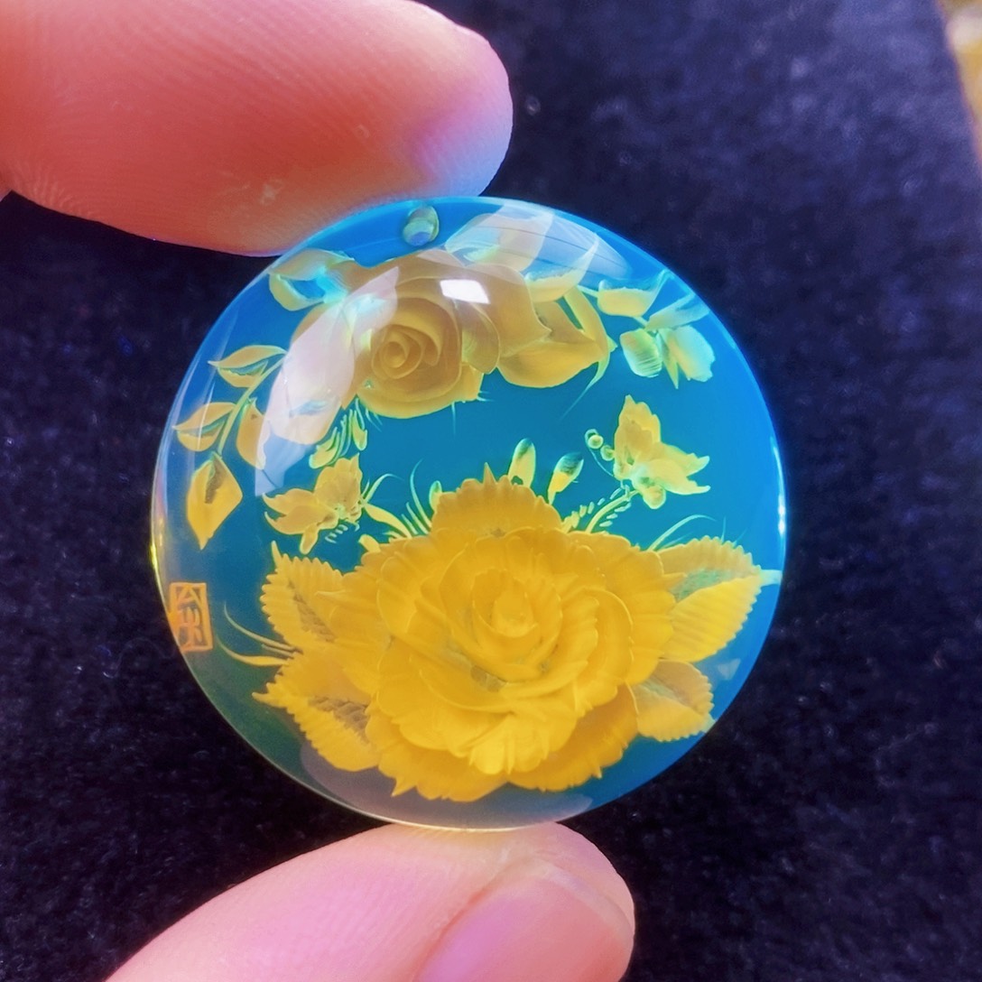 【闪购商品】未镶嵌吊坠(不含链)蓝珀