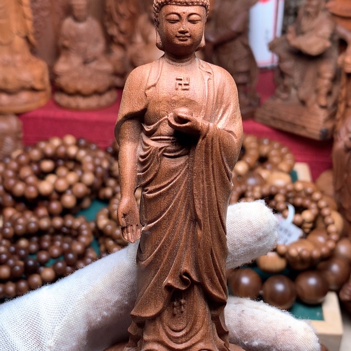 檀香木其他老山檀手把件吊坠