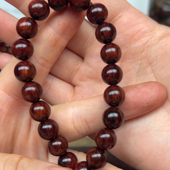 藤类海南红降10圆珠红油微瑕