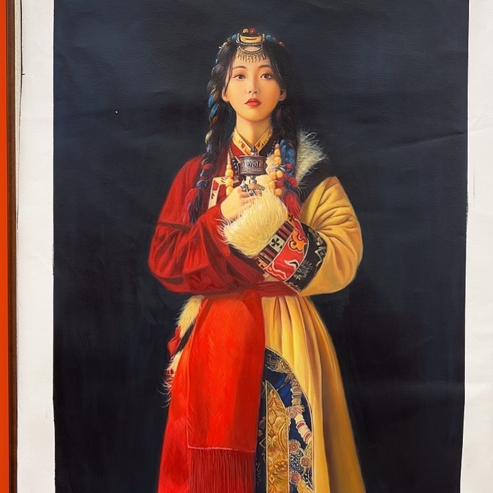 国画二郎老师国际展览原作