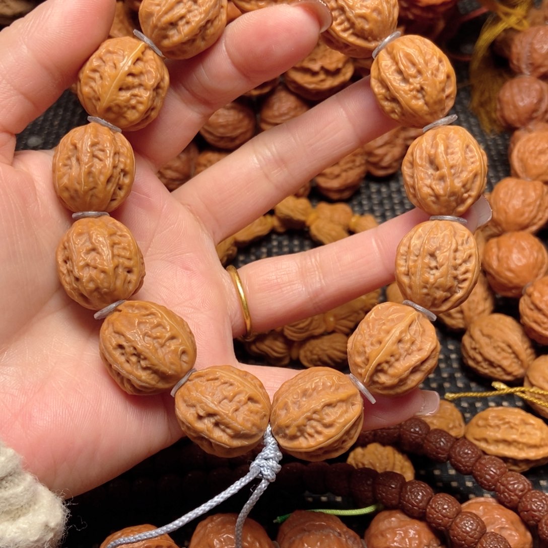 吉***²手串文玩核桃小京八棱