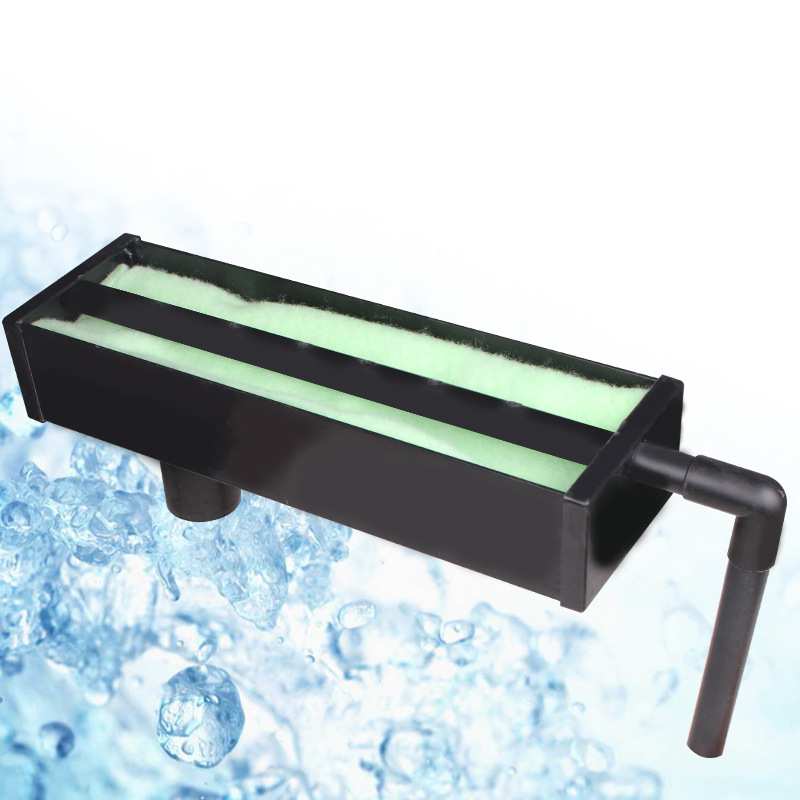 【抢】..鱼缸过滤盒槽桶上滤过滤槽水族箱上置上部过滤器上过滤滴流