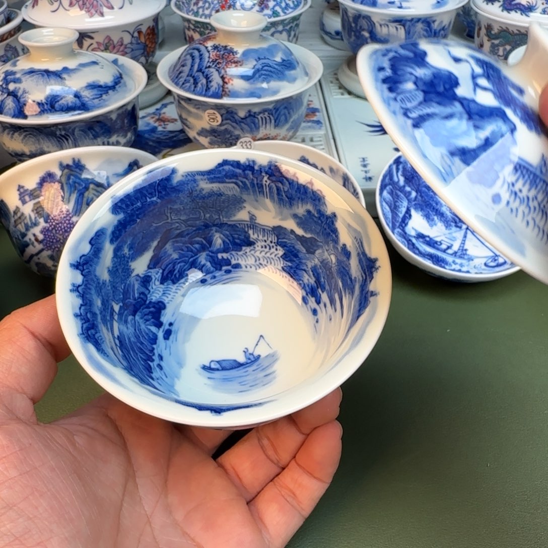 陶纯手工纯手绘茶具337