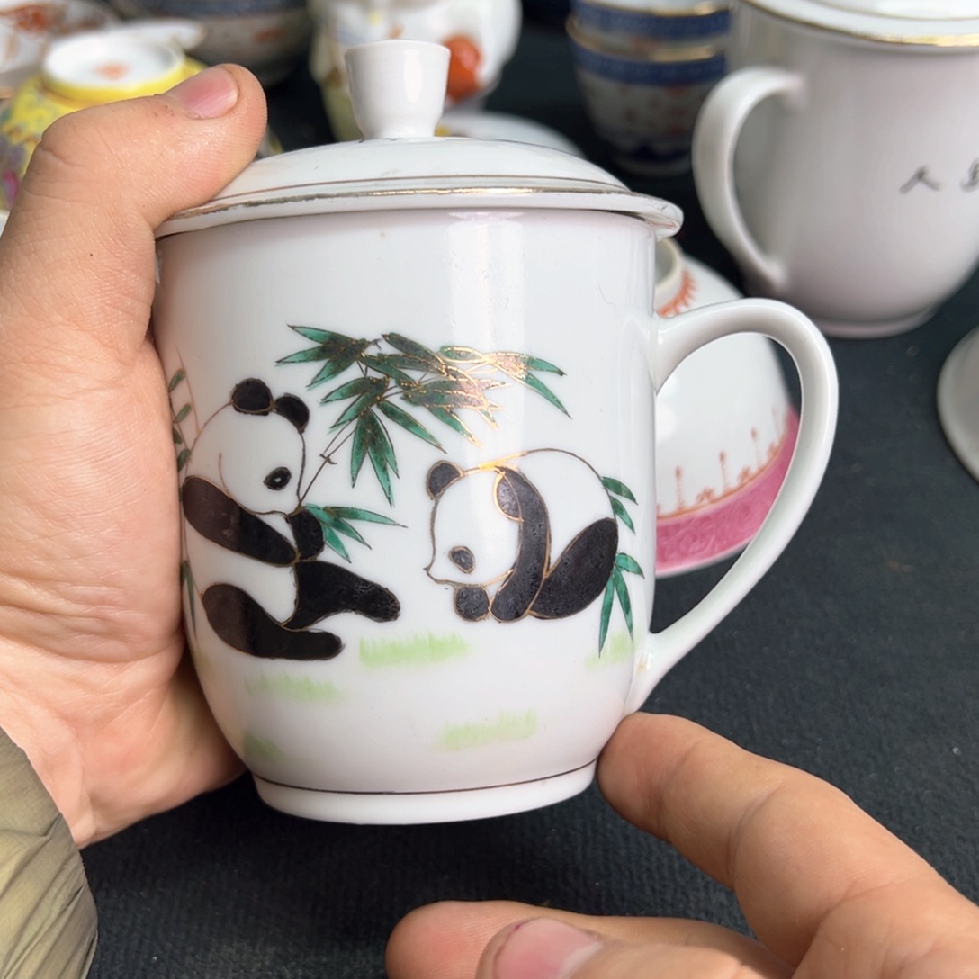 杯初**忘景德镇陶瓷杯子