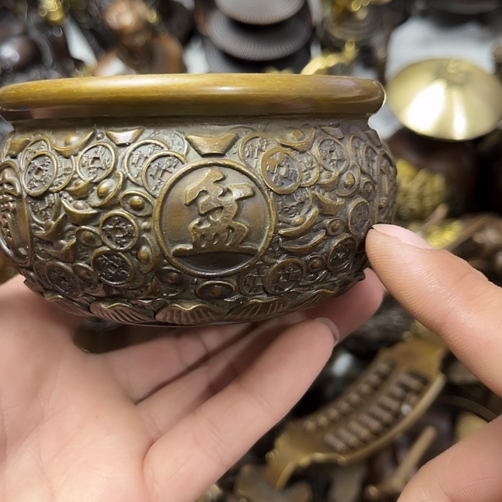 顺顺利利，铜器摆件