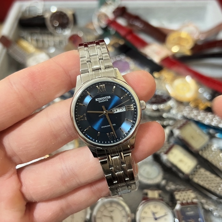 云***舒钢牛皮（革）钢石英机芯