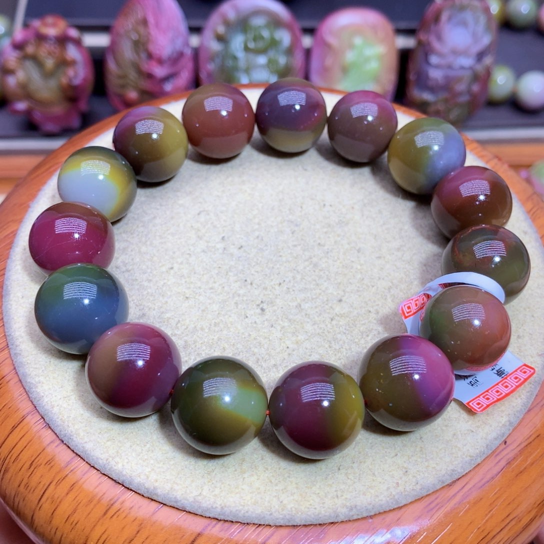 玛瑙手链未镶嵌盐源