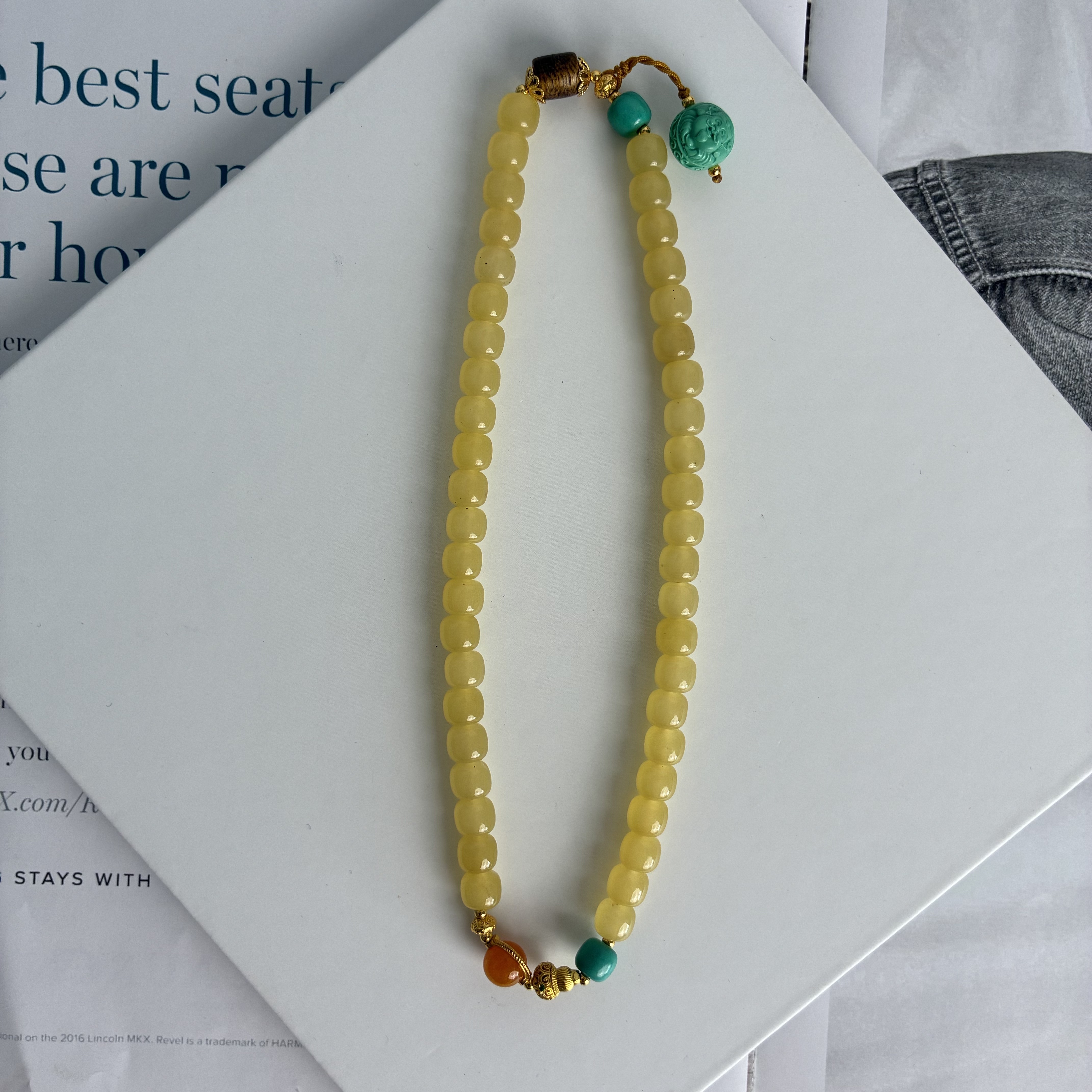 高定珠宝和田玉手串8+HF3324S