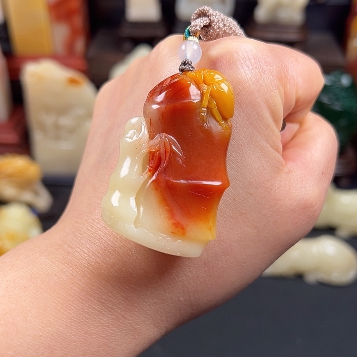 寿山石老性芙蓉石