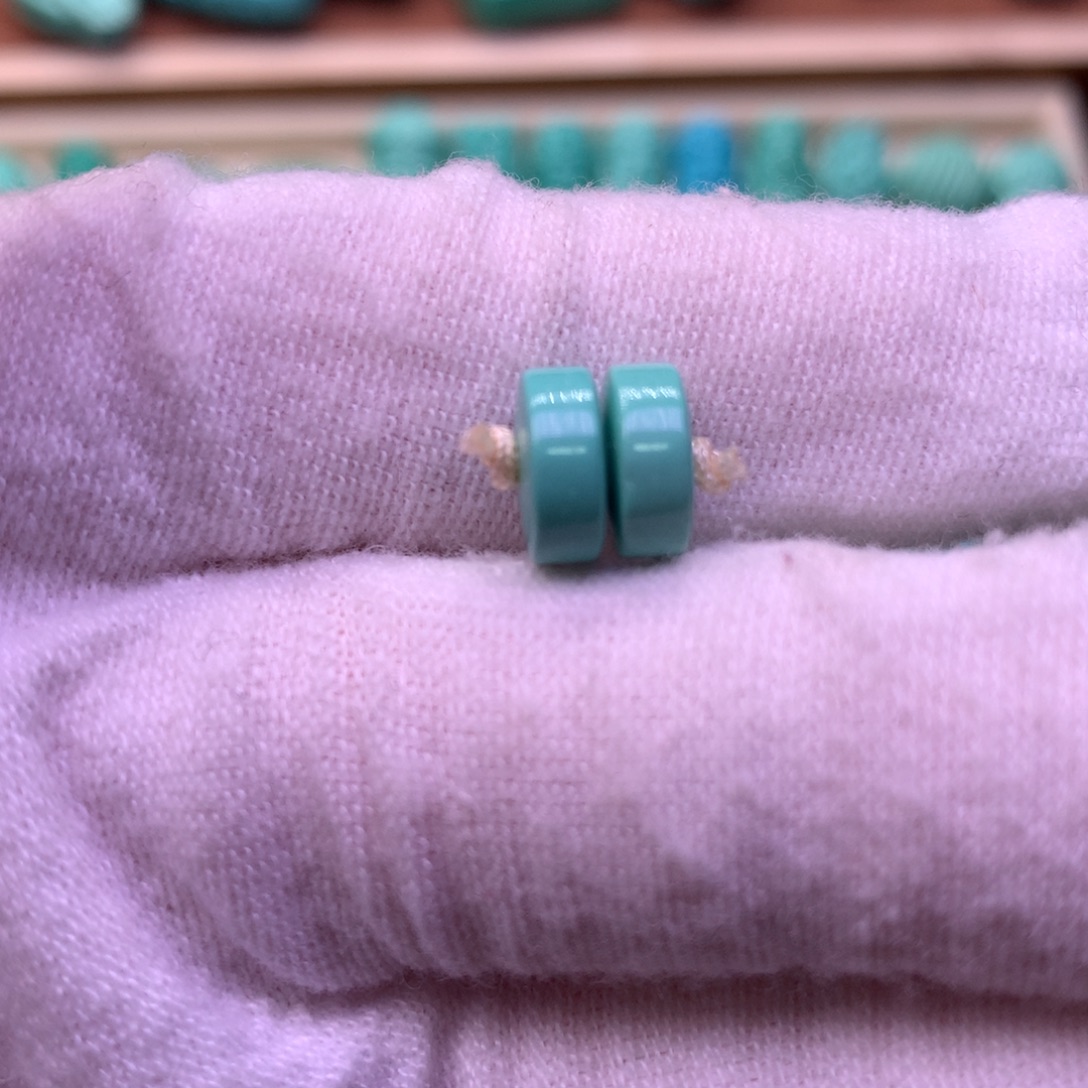 原生态散珠配珠隔片一对卡8