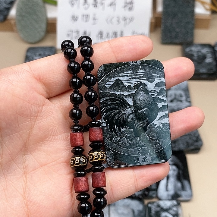 颈饰未镶嵌和田玉