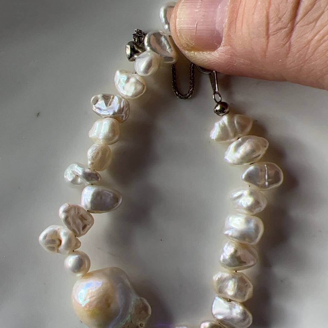 手链合金淡水珍珠