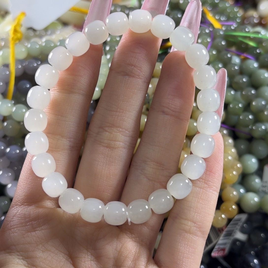 和田玉未镶嵌手链