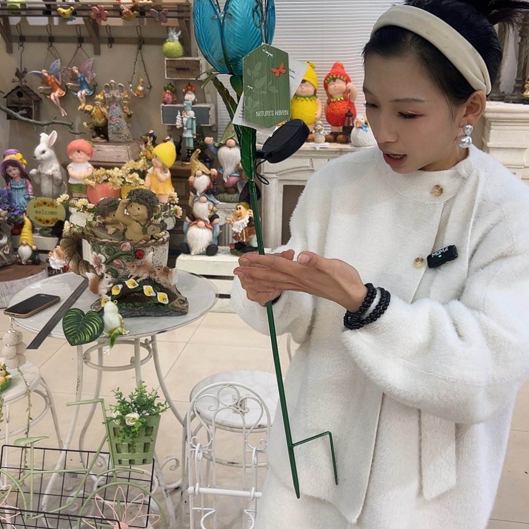 花园摆件红红火火