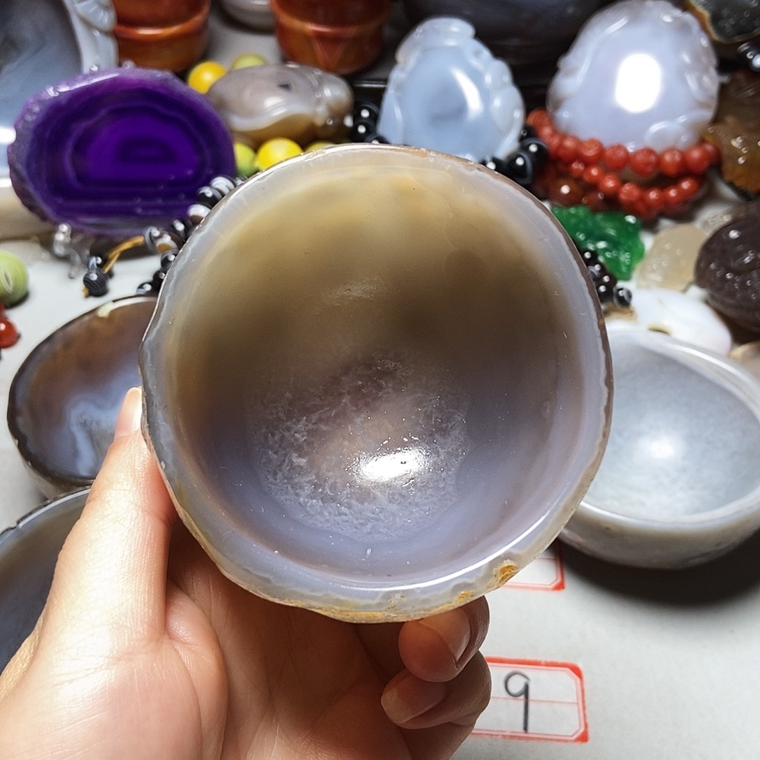 循***心玛瑙/玉髓未镶嵌一