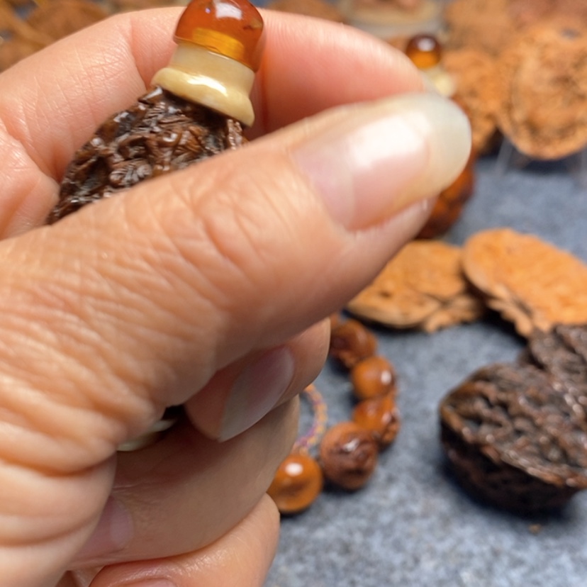 【闪购商品】吊坠五线菩提紫**来鼻烟壶