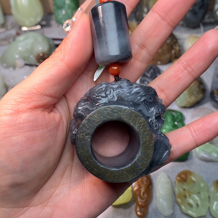 和田玉挂件未镶嵌甪*