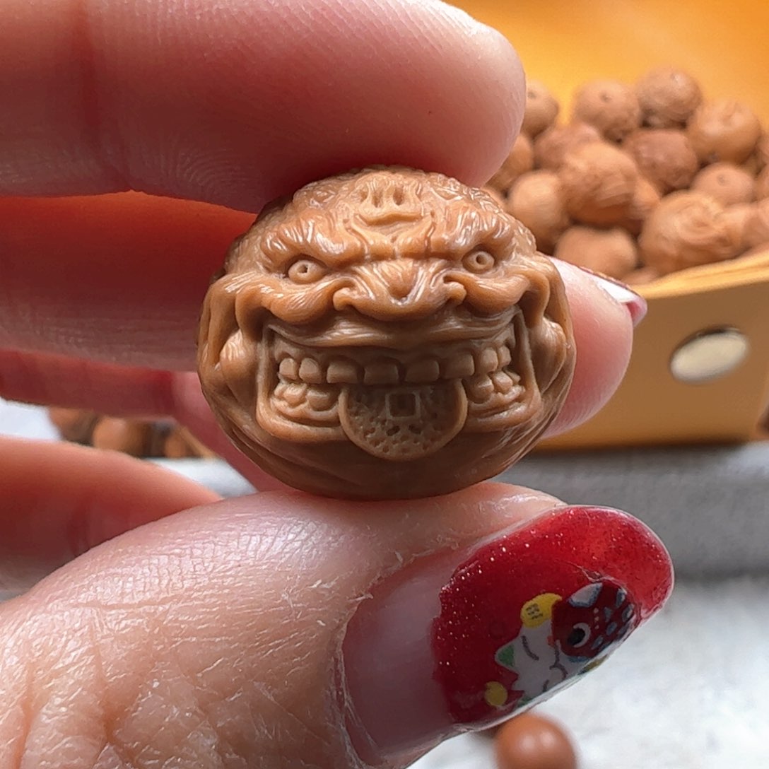 核桃手串/手链3号猴头雕刻精工金币恶僧